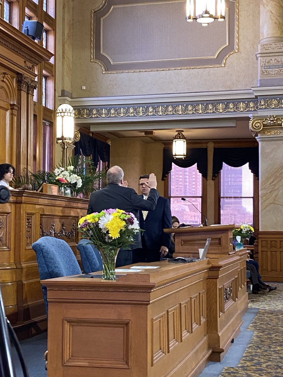New Milwaukee City Attorney Evan Goyke has been sworn in.