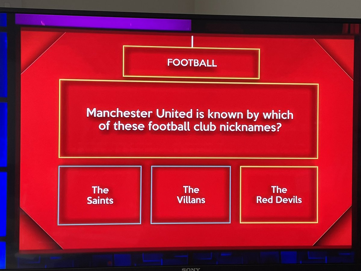 There must be a Villa fan in the question writers for <a href="/richardosman/">Richard Osman</a> house of games - how else could they correctly spell Villans! (These were in a foreign language in the question btw!)