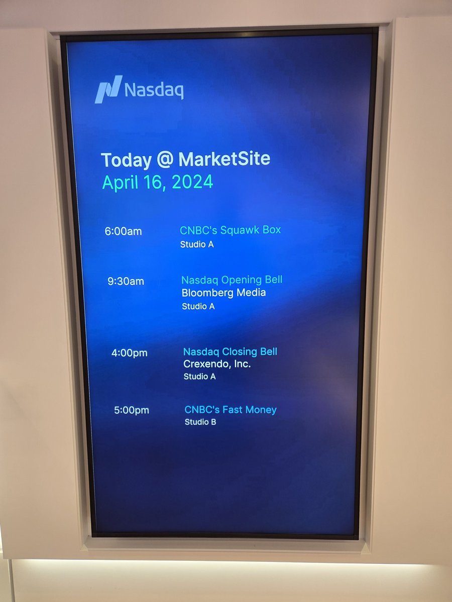 It's a great day when you can announce 4.5 Million Users on @Crexendo's @netsapiens platform & celebrate with your #ChannelPartners by ringing the Closing Bell on the @NasdaqExchange! 
bit.ly/CXDO

#UCaaS #CCaaS #CPaaS $CXDO