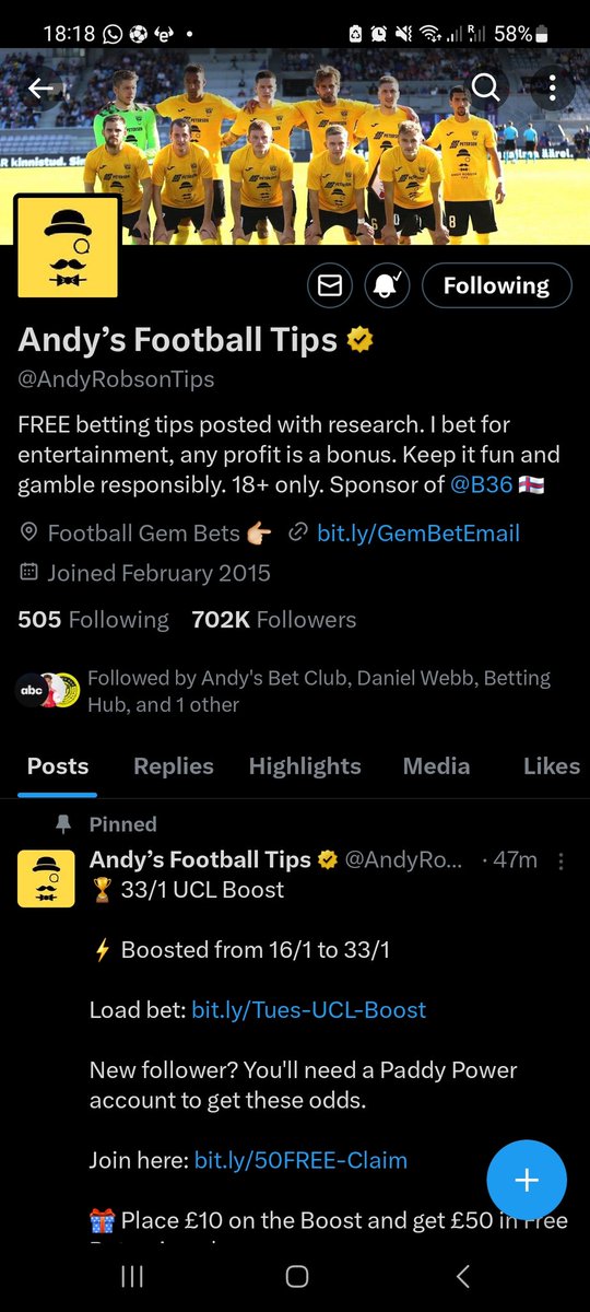 ChrisMozsi's tweet photo. @AndyRobsonTips https://t.co/HbBIC6RJId