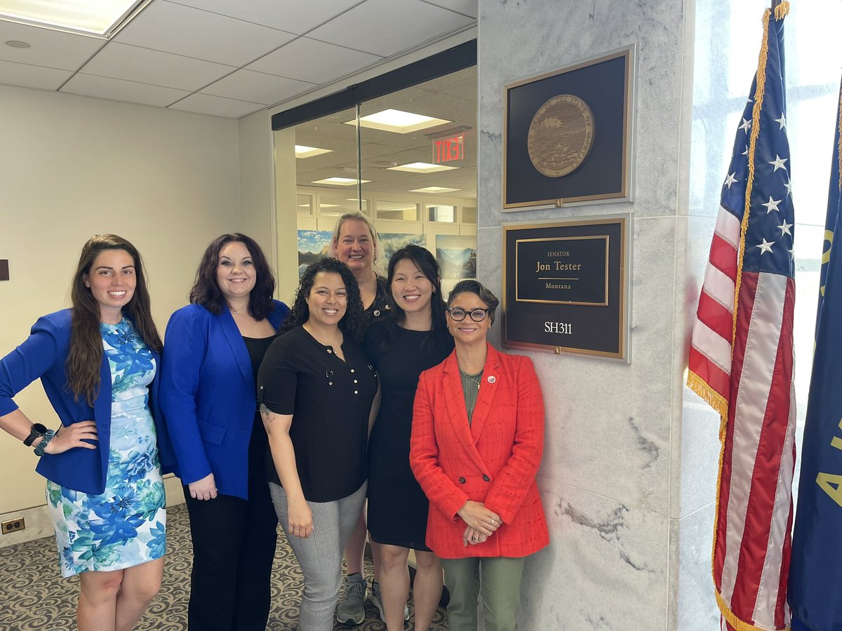 Huge thanks to @SenatorTester for meeting with our Military Reform Coalition to advance smart policy geared toward #EndingMST—we appreciate all you do to support #MSTsurvivors! #SAAPM