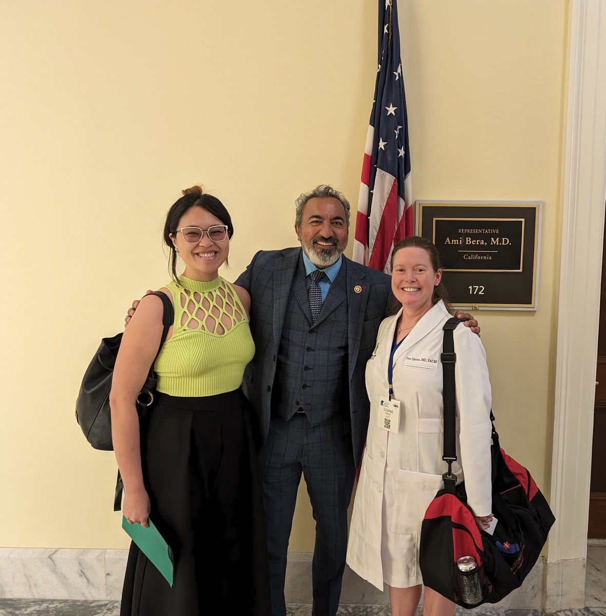 Dr. Anna Yap π³οΈβπ (@annayap) on Twitter photo Thank you so much <a href="/RepBera/">Ami Bera, M.D.</a> and your staff for all you do, fighting for physicians and for our patients! I couldn't ask for a better representative, and I'm so glad to have moved to your district! Truly an inspiring physician leader π #LAC2024 @ACEPNow Thank you so much <a href="/RepBera/">Ami Bera, M.D.</a> and your staff for all you do, fighting for physicians and for our patients! I couldn't ask for a better representative, and I'm so glad to have moved to your district! Truly an inspiring physician leader π #LAC2024 @ACEPNow