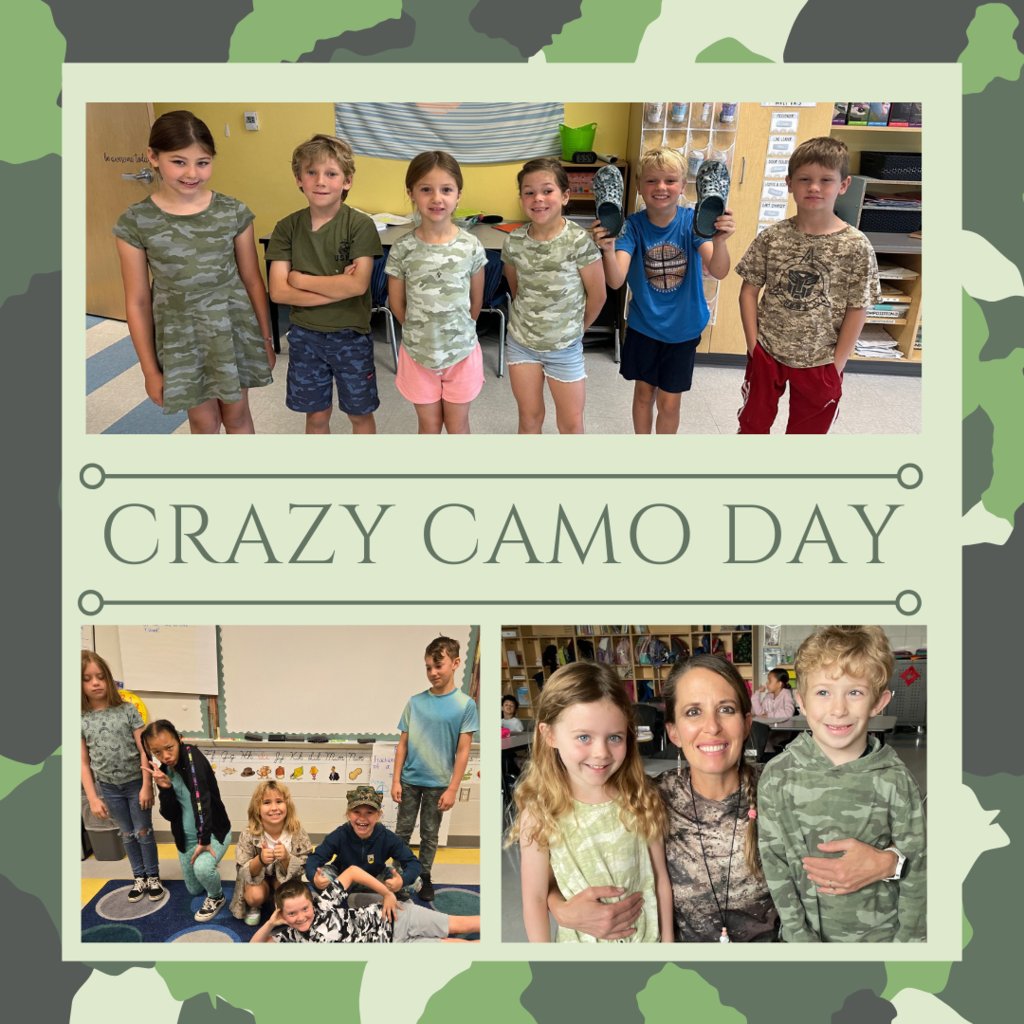 Representing all military branches with our camo!