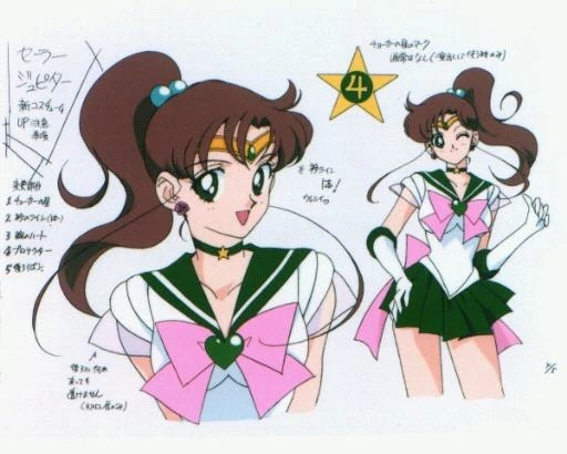 Ikuko Itoh's reference sheet for Sailor Jupiter is already great!