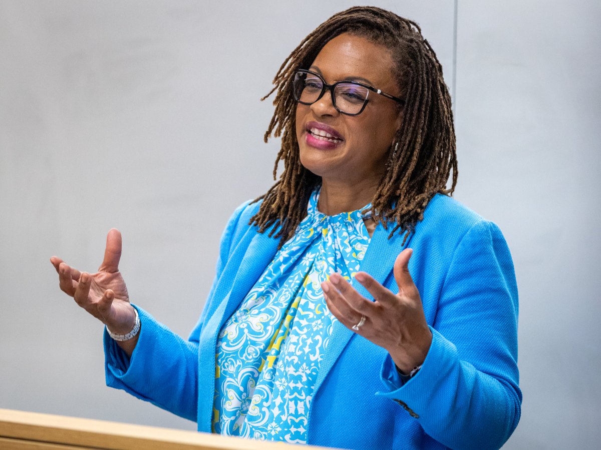 We were happy to host @ProfJDWeaver of @SMULawSchool, our Center for Law, Policy and Social Action’s 2024 Spring Scholar in Residence. She connected with our faculty, staff, and students, guest lectured, and presented her book project, “Slavery and the Origins of Family Law.”