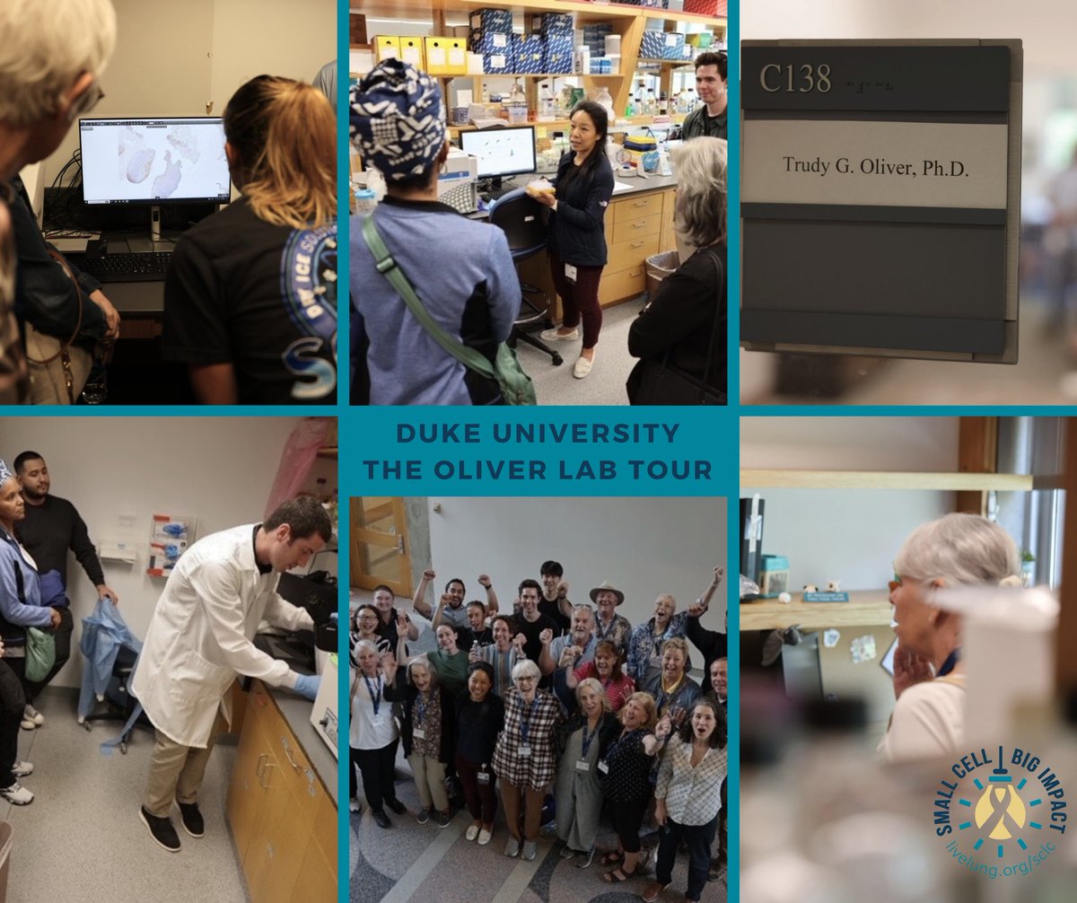 Thank you @DukeHealth and @TGOliver2 for welcoming #SCLCSummit2024 attendees for a tour of The Oliver Lab yesterday🔬🥼