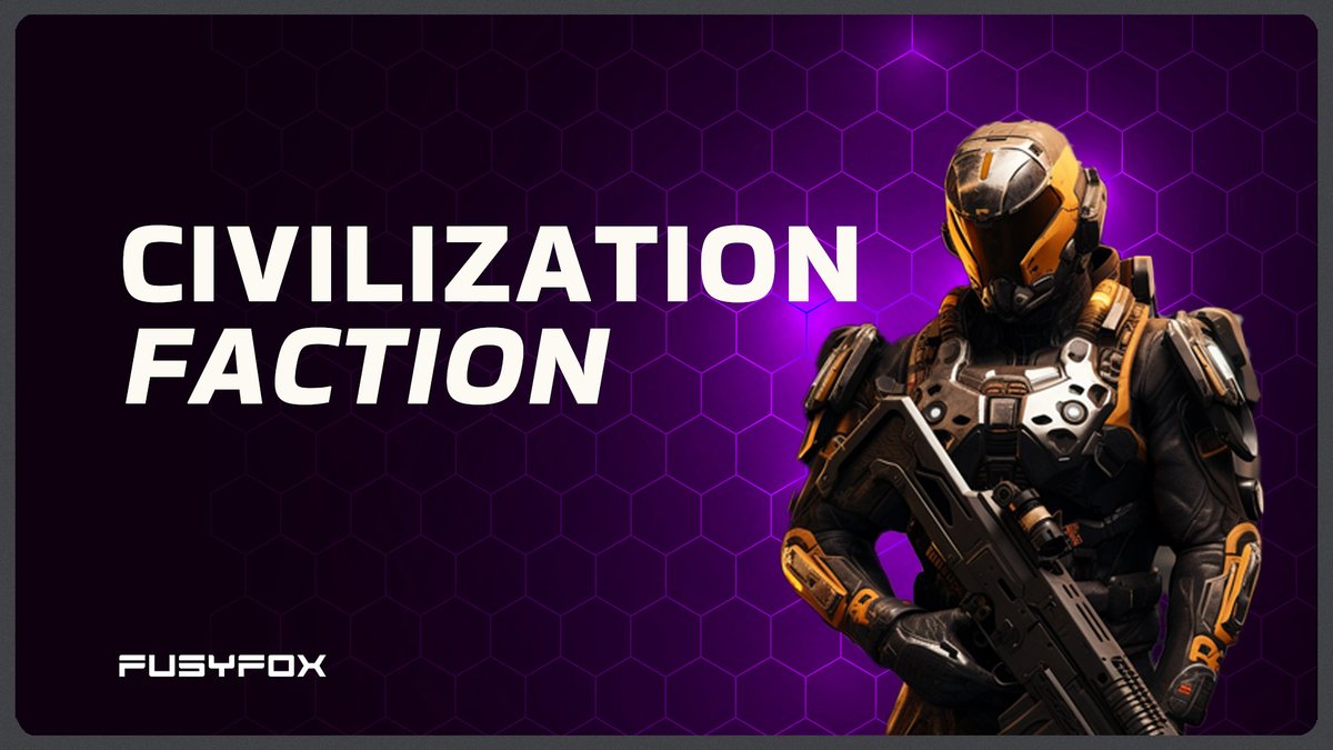 Each project in our game is a unique civilization, with its own characters, items and custom maps. 

Our collaborative approach adds a unique touch to the game and expands its audience. 

Web3 partners can join FusyFox as a new army or civilization, with characters based on their