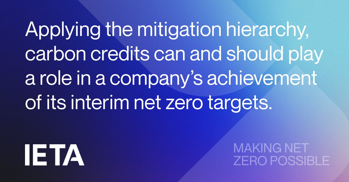 We were pleased to support @IETA in developing new Guidelines for High Integrity Use of Carbon Credits. We hope this will encourage corporate interest in #JREDD credits to support countries in ending #deforestation and advancing #SustainableDevelopment. ieta.org/wp-content/upl…