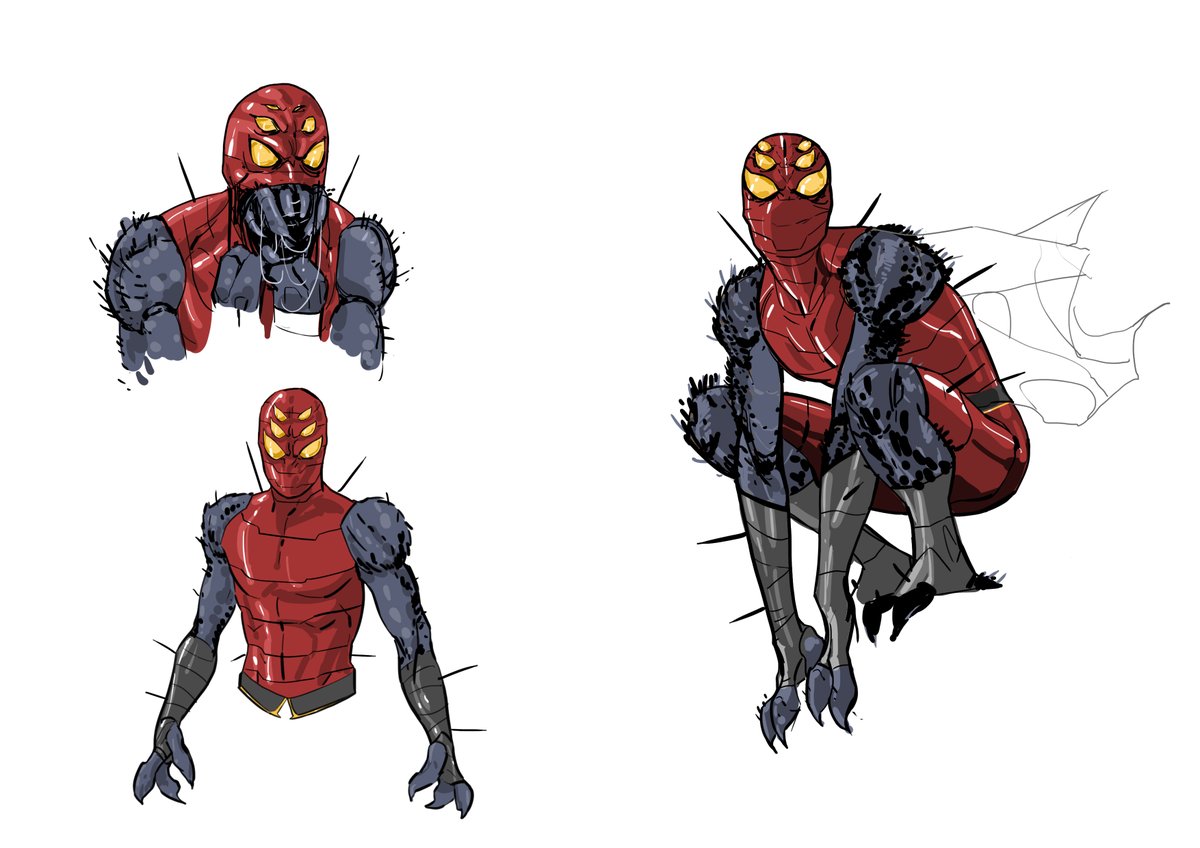 Still love this Darkhold Defiled Spider-Man design by @CianTormey -- maybe it'll be back someday!