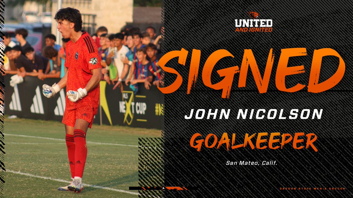 🔶 Welcome to #BeaverNation John Nicolson!🔶

John joins the Beavers as a goalkeeper out of San Mateo, Calif.!

#GoBeavs