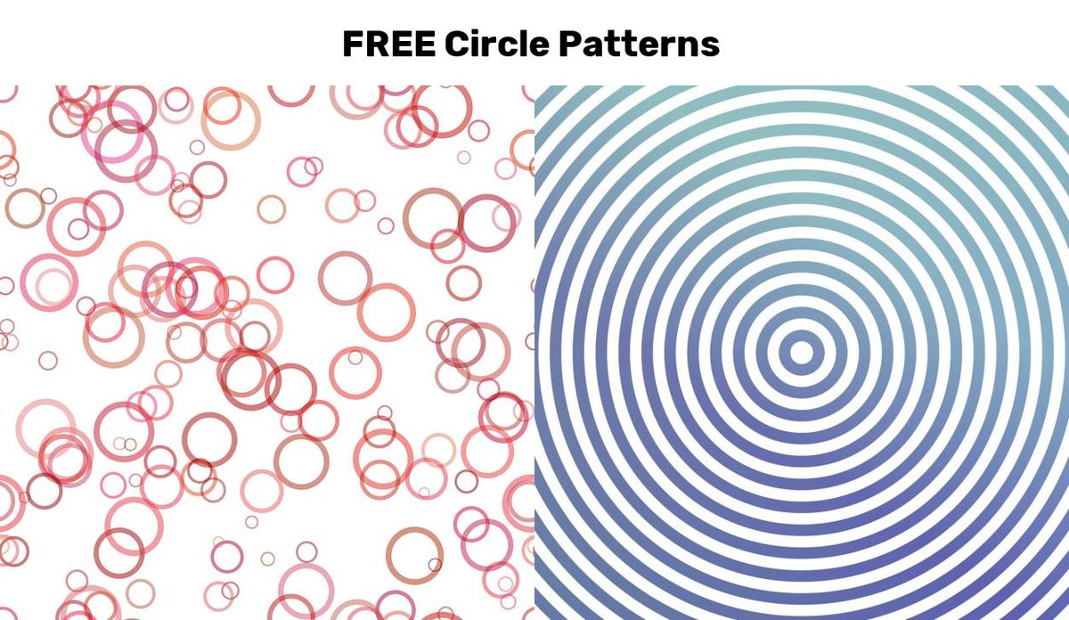 FREE Circle Patterns  freepik.com/collection/fre… #airdrop #FREE #FreeDesign #FreeVectors #FreeAsset