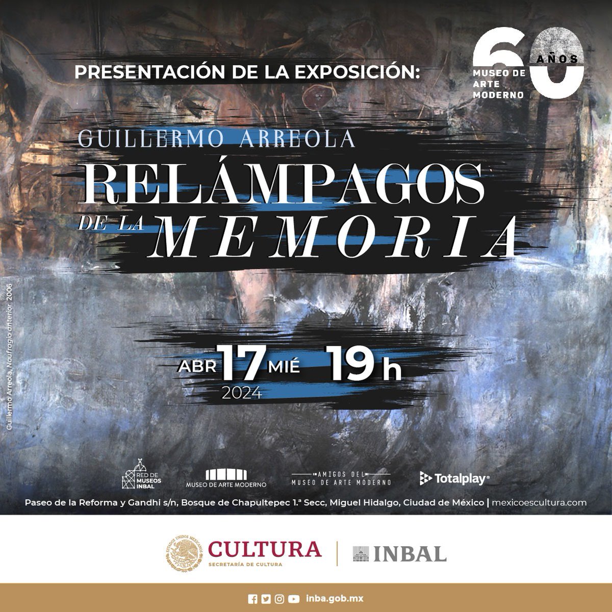 eroerny's tweet image. Mañana miércoles 17 a las 7 pm Guillermo, mi ex, inaugurará exposición en el Museo de Arte Moderno. El curador y el novio de Memo fueron tan entusiastas al  invitarme que me convencieron de ir. El MAM ahora tiene la expo fascinante de Abraham Ángel y el cascajo de Rodrigo Ímaz.
