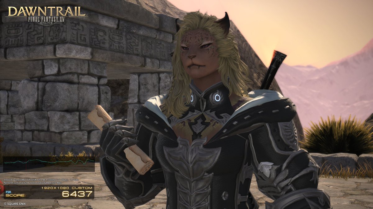 DonovanHart17's tweet photo. Character Name: Athena Belmont 
World: Lamia 
Prize: Noble Barding 
#FFXIVSweepstakes #DawntrailBenchmark https://t.co/HPUrSC3w2j