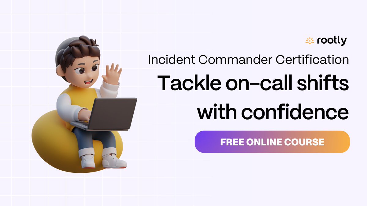 Need a confidence boost before your next incident command shift? We got you. Our Incident Commander Certification course is full of practical advice from real industry experts to help you handle incidents like the pros 💪 Enroll for free today ➡️ rootly.coassemble.com/unlock/29uelFu