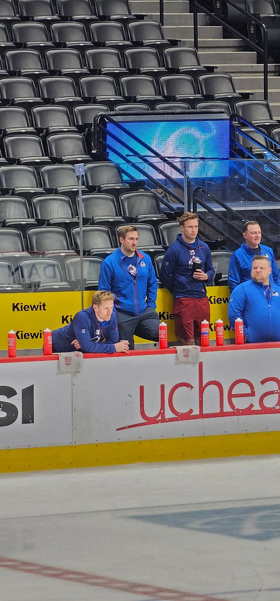 Daily dose of Landeskog and O'Connor taking in practice