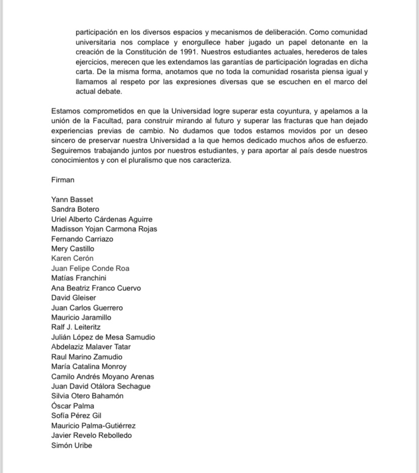 silvia_otero85's tweet image. Pronunciamiento profesores y profesoras @PoliticaUR - FEIPU