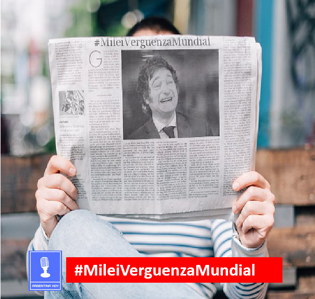 Lo hacermos tendencia? #MileiVerguenzaMundial