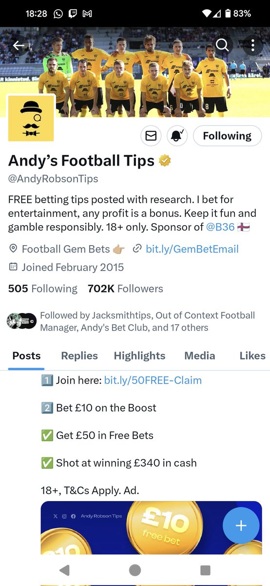 AshWilson61's tweet photo. @AndyRobsonTips https://t.co/L0v4dS2upw