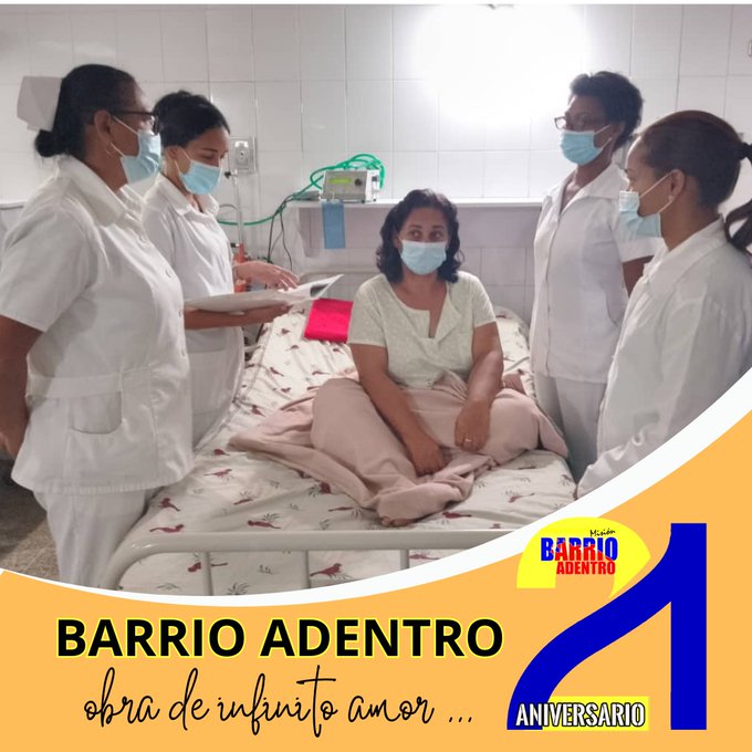 Revolución es luchar por nuestros sueños de justicia para Cuba y para el mundo. #21AniversarioBarrioAdentro #CubaPorLaVida #CubaCoopera <a href="/cubacooperaven/">Brigada Médica Cubana en Venezuela</a> <a href="/MINSAPCuba/">Ministerio de Salud Pública de Cuba</a> <a href="/japortalmiranda/">José Angel Portal Miranda</a>