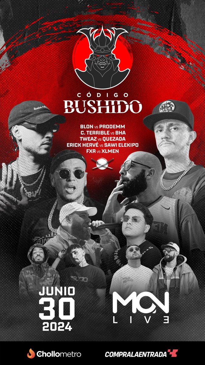 Y si amenizamos la espera hasta la #ChampionsLeague con un entrevistón que tuvimos el placer de hacer la semana pasada?

Allá va hilo con todo lo que nos contó <a href="/Piezas750/">PIEZAS</a> con el marco de <a href="/codigo__bushido/">Código Bushido</a> y el EVENTAZO que tendremos en junio ✒️🩸

VAMOS !!

mobbz.compralaentrada.com