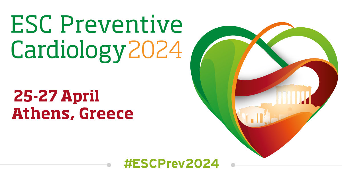 ESC Preventive Cardiology meeting is coming 🔜 in 🌞Athens🇬🇷

Hope all you exercise, #SportsCardio, #CardiacRehab, #CVPrev and CPET enthusiasts have registered🎟
If not do it here🔗 bit.ly/4aOVgWE

Some highlights 👇