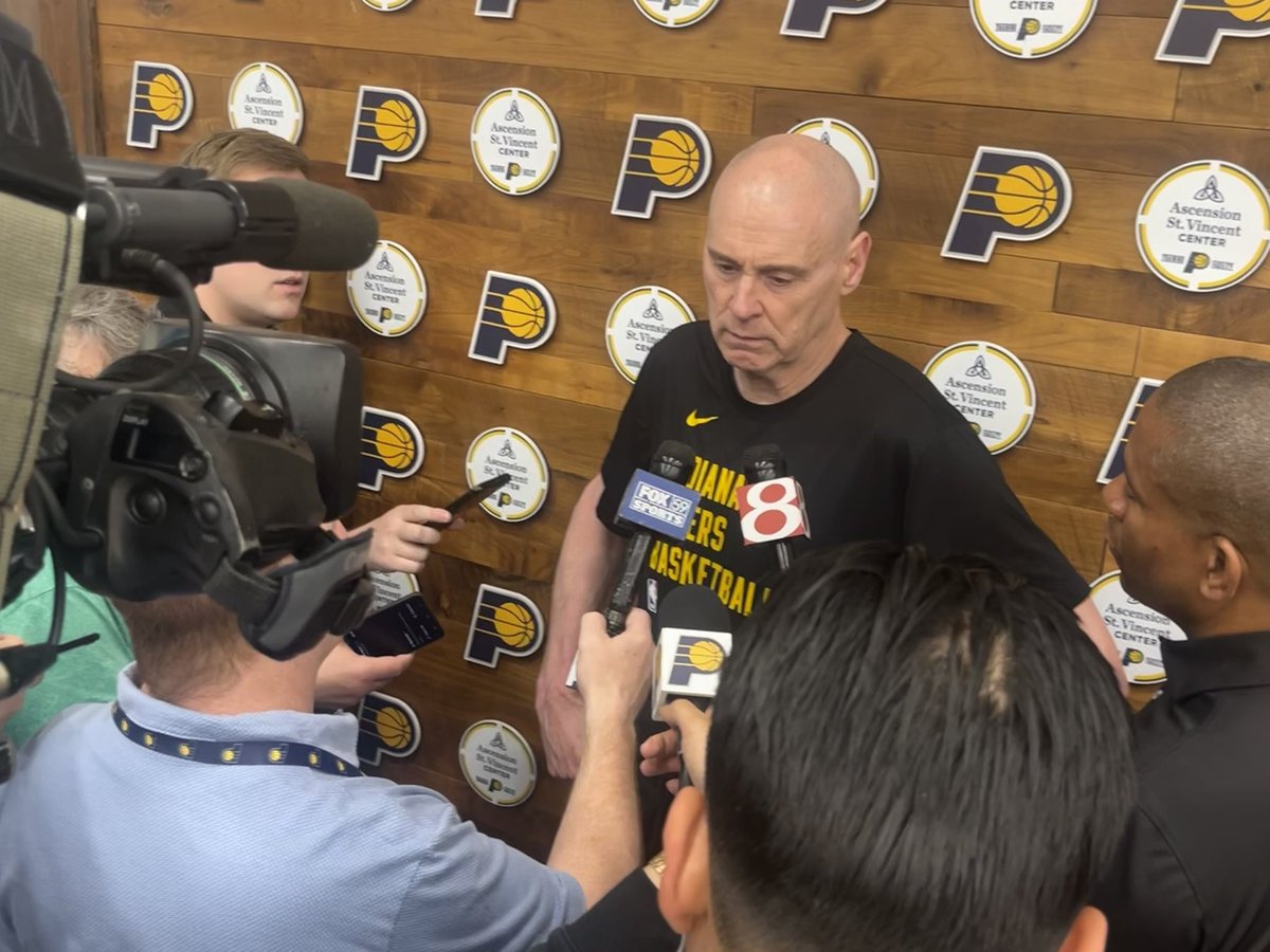 Back to work. Good @pacers practice today, Rick Carlisle tells @ChrisHaganIndy “The things that are really fun in life, are the things that are really hard. It’s a great opportunity, and the right time for this opportunity.”