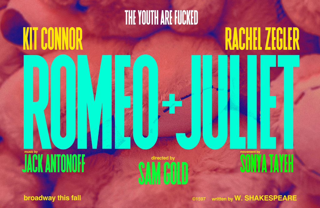 MrBroadwayMx's tweet photo. OFICIAL CONFIRMADO!
#RomeoYJulieta tiene su nueva protagonistas con #KitConnor (#Heartstopper) y #RachelZegler (#Blancanieves) llegan directamente a #Broadway, bajo la dirección de #SamGold, con música de #JackAntonoff. https://t.co/2wAdj0NMXA