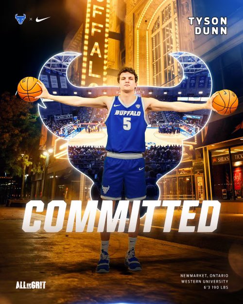 Tyson Dunn has committed to Buffalo! The Western University grad transfer led Canada in Assists this past season