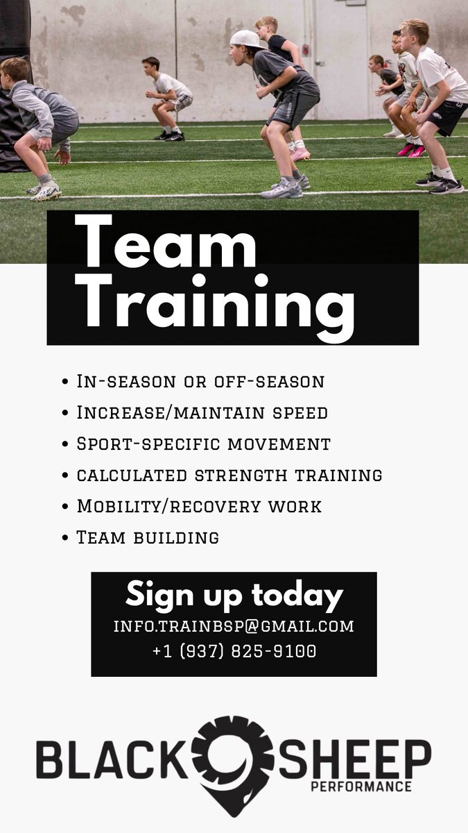 Now taking on 5 teams who are looking to train this summer 💪Whether you are looking to grow this off-season or trying to maintain in-season, these programs will be structured to meet the needs of your team exactly. Reach out to us to get more info and sign your team up today!