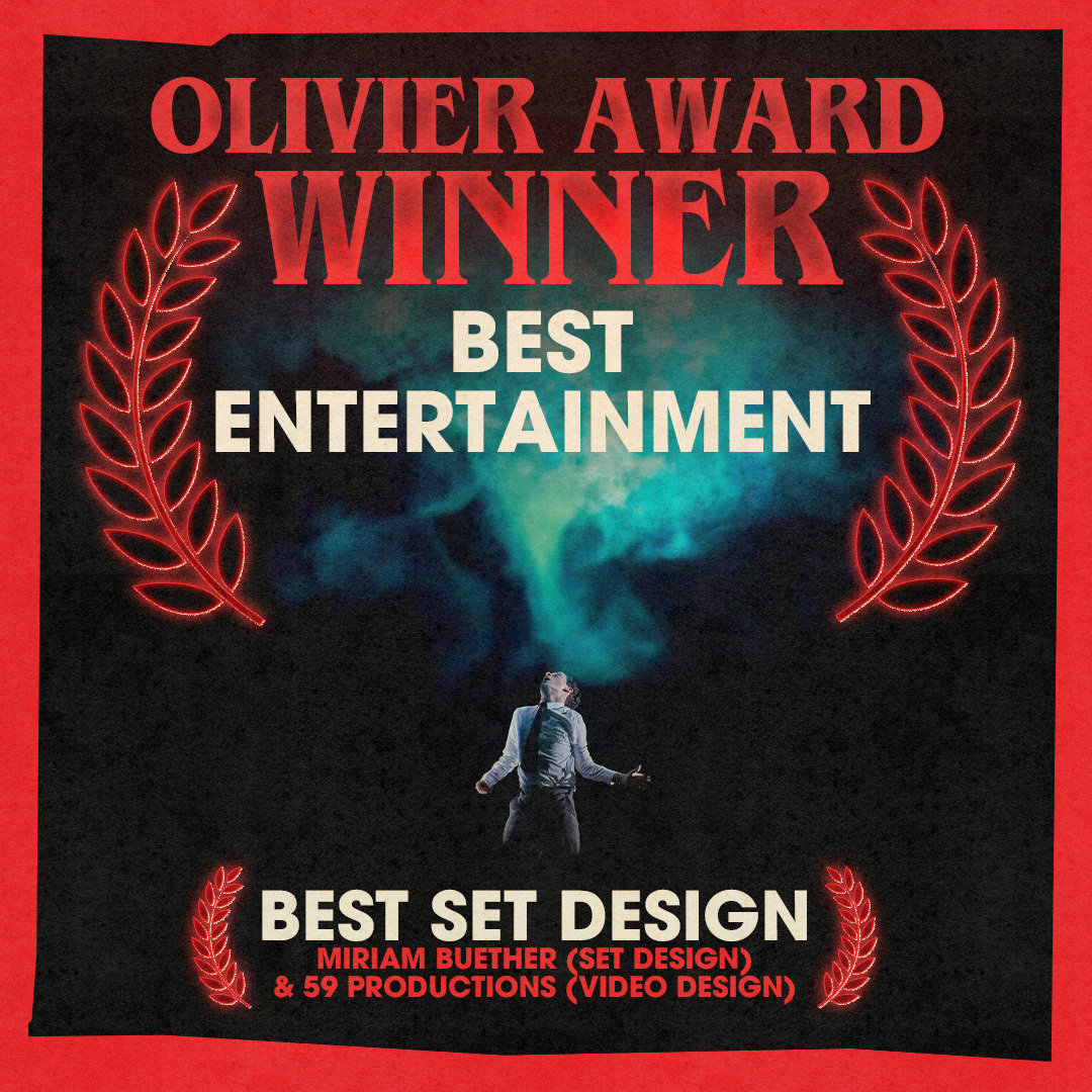#StrangerThingsOnStage = @OlivierAwards WINNER!

🏆 Best Entertainment
🏆 Best Set Design

our world is turned upside down.