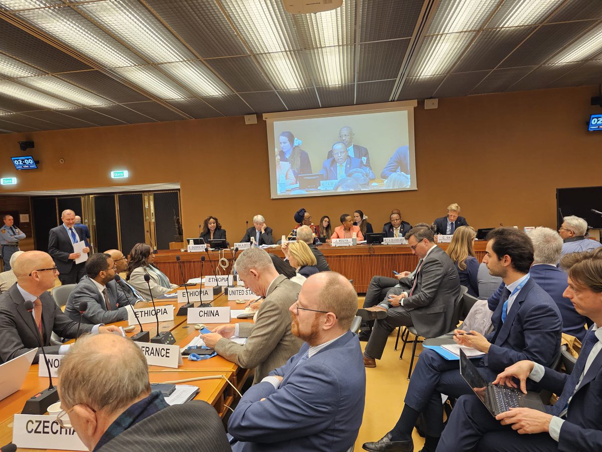 At an international pledge conference organized by Ethiopia,UK and OCHA, development partners raised over 630 million USD for humanitarian assistance to Ethiopia.I underlined that the primary focus of the Ethiopian Government is the protection of livelihoods,the integration of