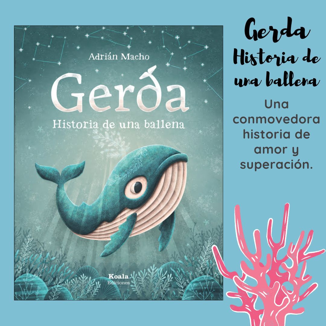 Gerda. Historia de una ballena.
Un bello álbum infantil que es un canto a la naturaleza, la amistad y el amor.
#librosinfantiles
#álbumilustrado
#ballenas
#cuentosdenaturaleza