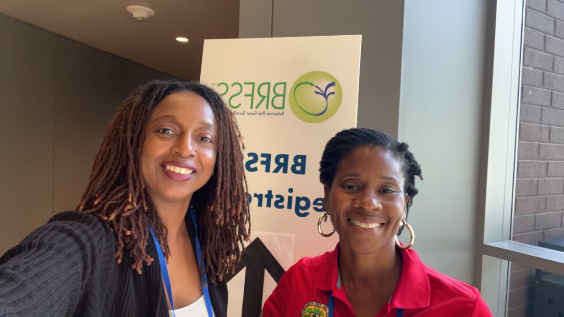 ECC is presenting at the @CDCgov BRFSS conference today in Atlanta! Congratulations Dr. Deshona Williams Liburd Audain and @lilmomsVI Ayishih Bellew for representing @UVI_edu in these important conversations on health and housing the VI. 
#datamatters #HealthandHousing