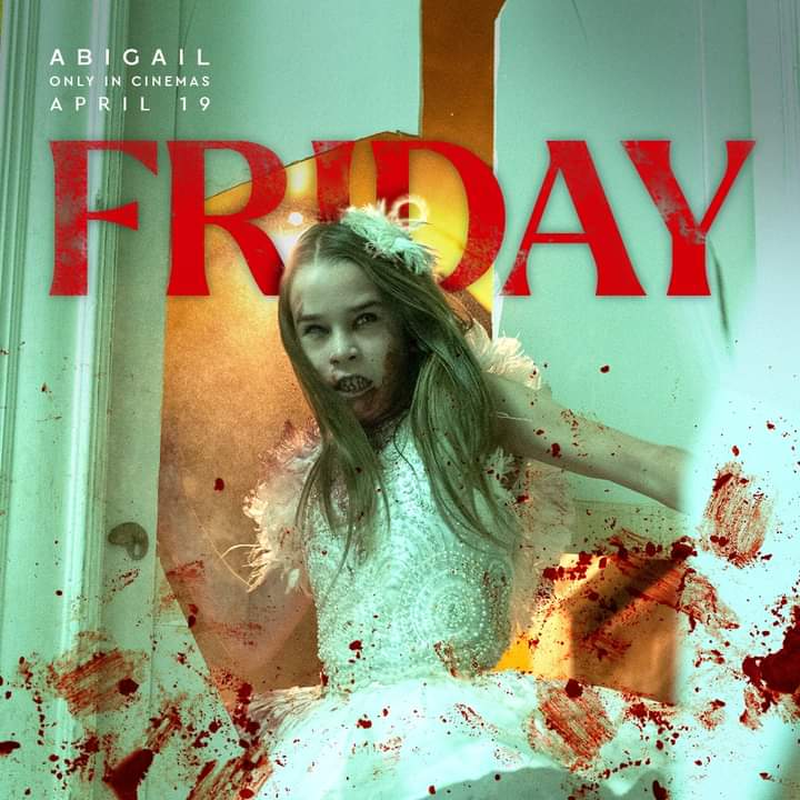 Abigail's hunt is about to begin. Get your tickets to see #AbigailTheMovie only @CinemaxUg THIS FRIDAY, April 19th. 

#Abigail #ComingSoon ##ThisFriday