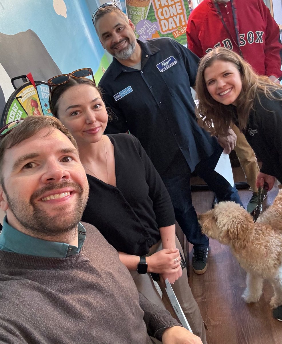 Love @benjerrynh Ice Cream Day! Part of the @NewNorthVC team needed to take a break
