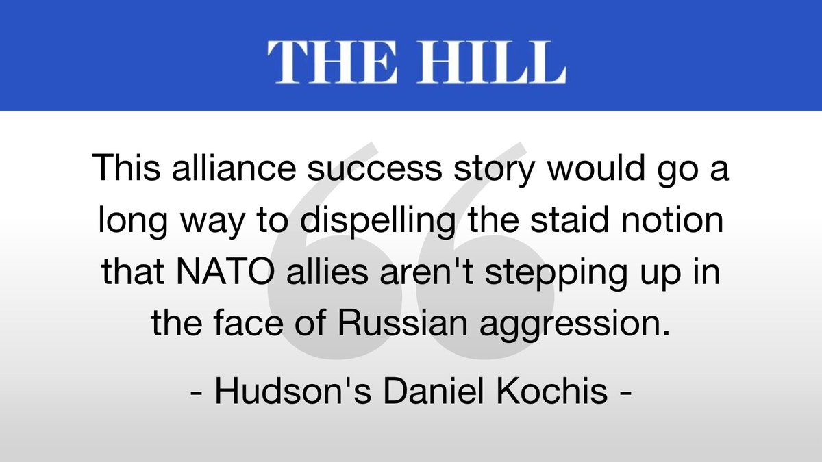 Norway's government recently presented a new defense plan, which if adopted, doubles the country's defense budget in just over a decade. @dankochis explains that the turnaround in defense investment by NATO countries is a success story: thehill.com/opinion/459104…