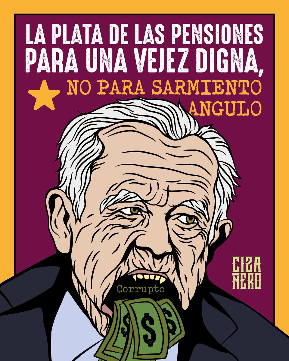 La plata de las pensiones para una vejez digna, no para Sarmiento Angulo. #ReformaPensionalYa