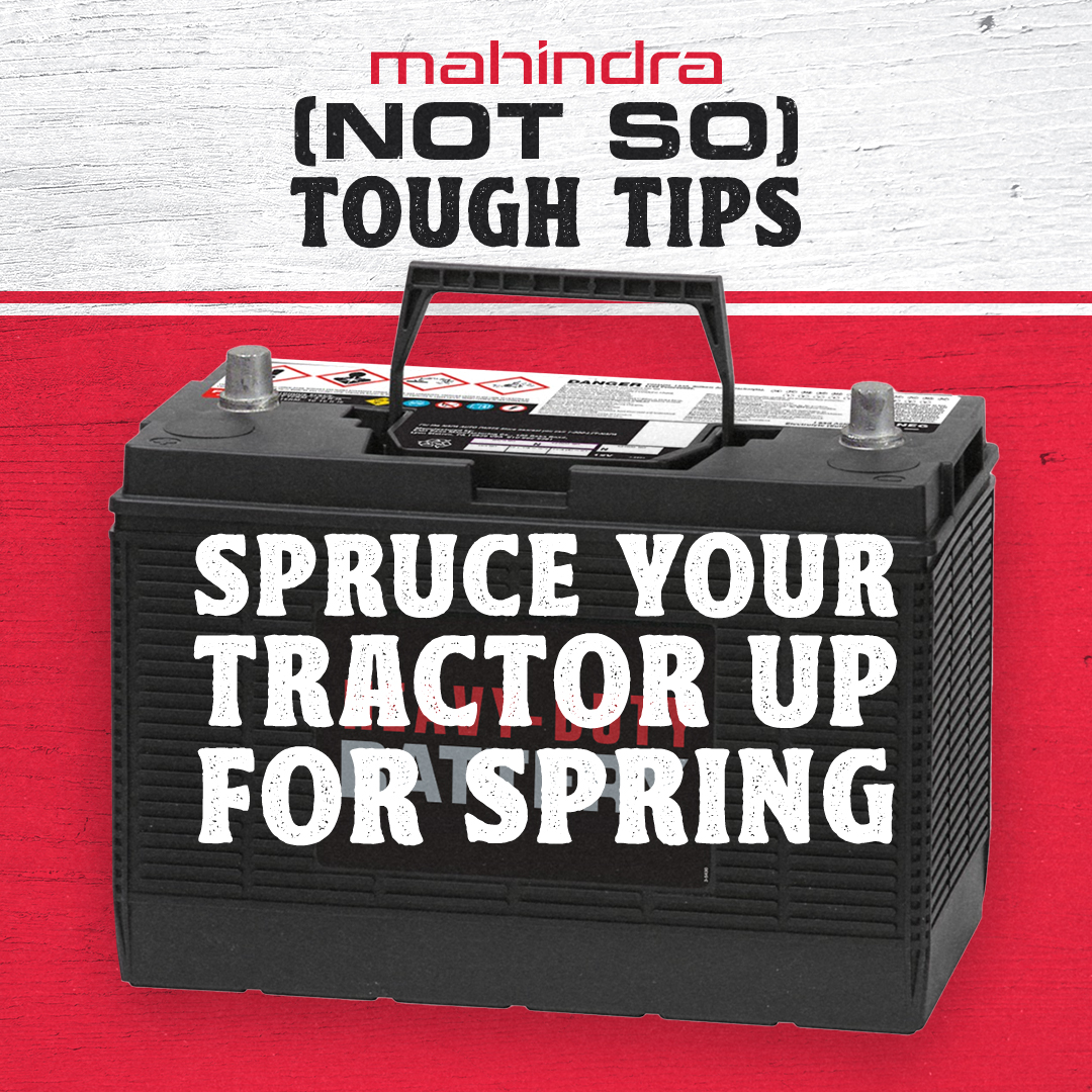 Spring is here, which means it's time to get to work! Don't forget to charge your battery, fill up your tank, check your fluids, air up the tires, check wiring and inspect your attachments before tackling your to do list. Call us today to help! (435) 723-5229 #MahindraTractors