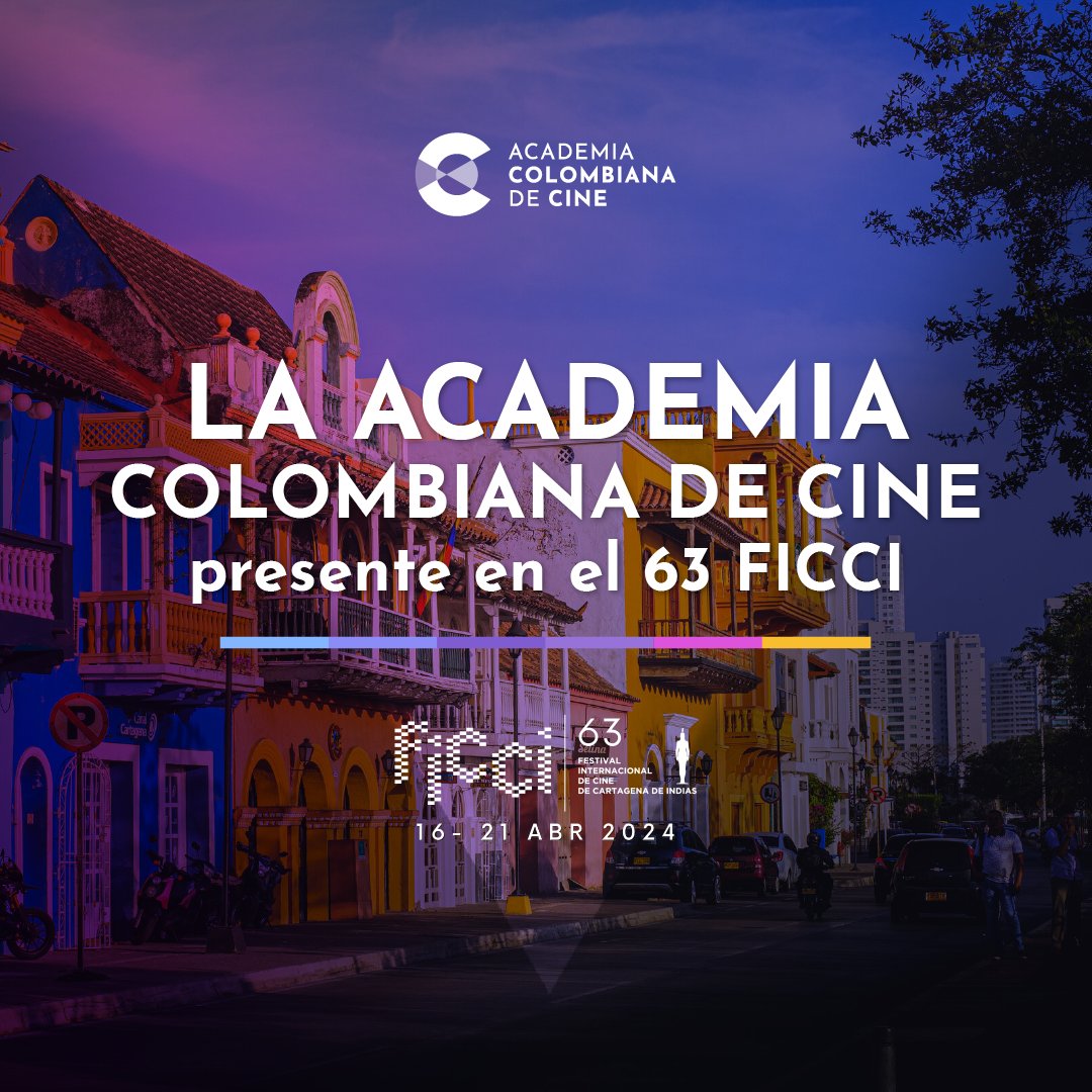 AcademiaColCine's tweet image. 🎬Desde hoy el festival tendrá lugar hasta el 21 de abril. Los invitamos a conocer la programación de los espacios en los que participará la Academia Colombiana de Cine.

✨ Mayor información: ficcifestival.com

#FICCI63#CineColombiano #Cine #Colombia #AudiovisualColombiano