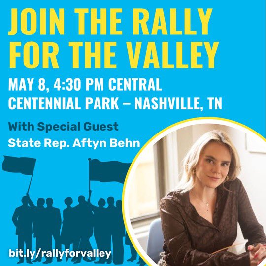 We’re in a fossil fueled climate crisis and our country’s largest federal utility is still building gas plants. 🤔 Join us and TN State Rep Aftyn Behn to demand TVA leaders stand up for communities and our climate! #FossilFreeTVA RSVP bit.ly/rallyforvalley