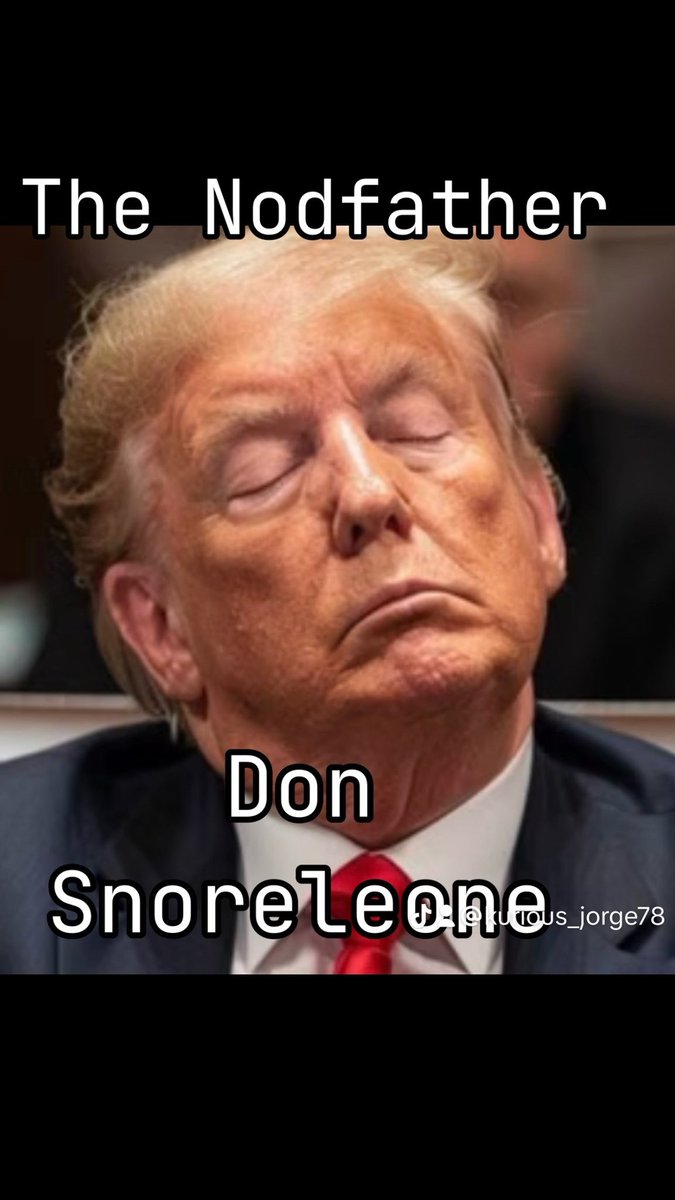 PoppaJorgio2016's tweet photo. He so Anti woke he sleeps during criminal trial https://t.co/WtdUp58kAd