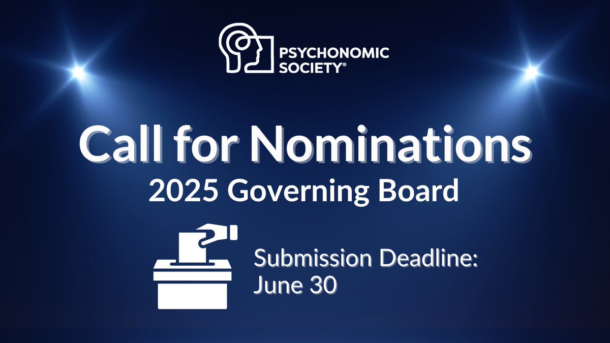 The Call for 2025 Governing Board nominations is now open. Fellows, Members, and Emeritus members are invited to nominate up to 4 individuals to run for the board. Submit your nominations by June 30: bit.ly/4aDaGwl