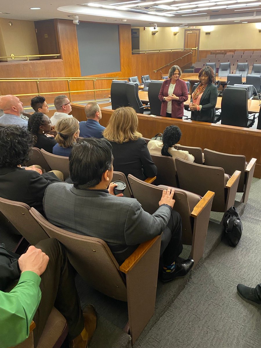 Great to hear legislative stories and reasoning behind the READ act. Thanks Rep <a href="/CLYouakim/">Cheryl Youakim</a> and Rep @clardyForHouse, the chair and vice chair of the Ed Finance Committee, for speaking with us! <a href="/mnprincipals/">MASSP</a>