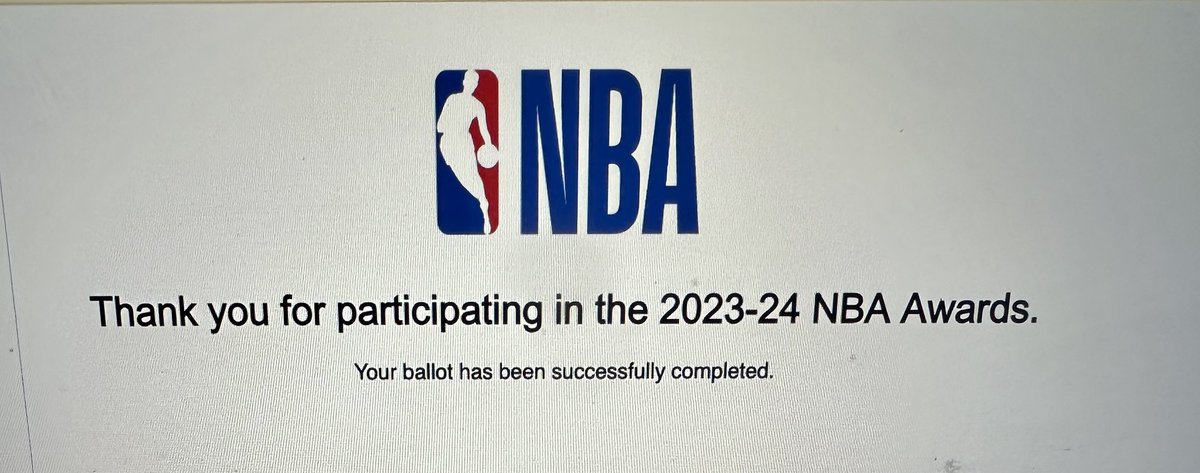 It’s ballot day for those of us who vote on the NBA Awards - what’s your hardest call of all the categories???? (MVP, DPOY, COY, ROY, 6th Man, Most Improved, Clutch, All-NBA, All-Defense, All-Rookie)