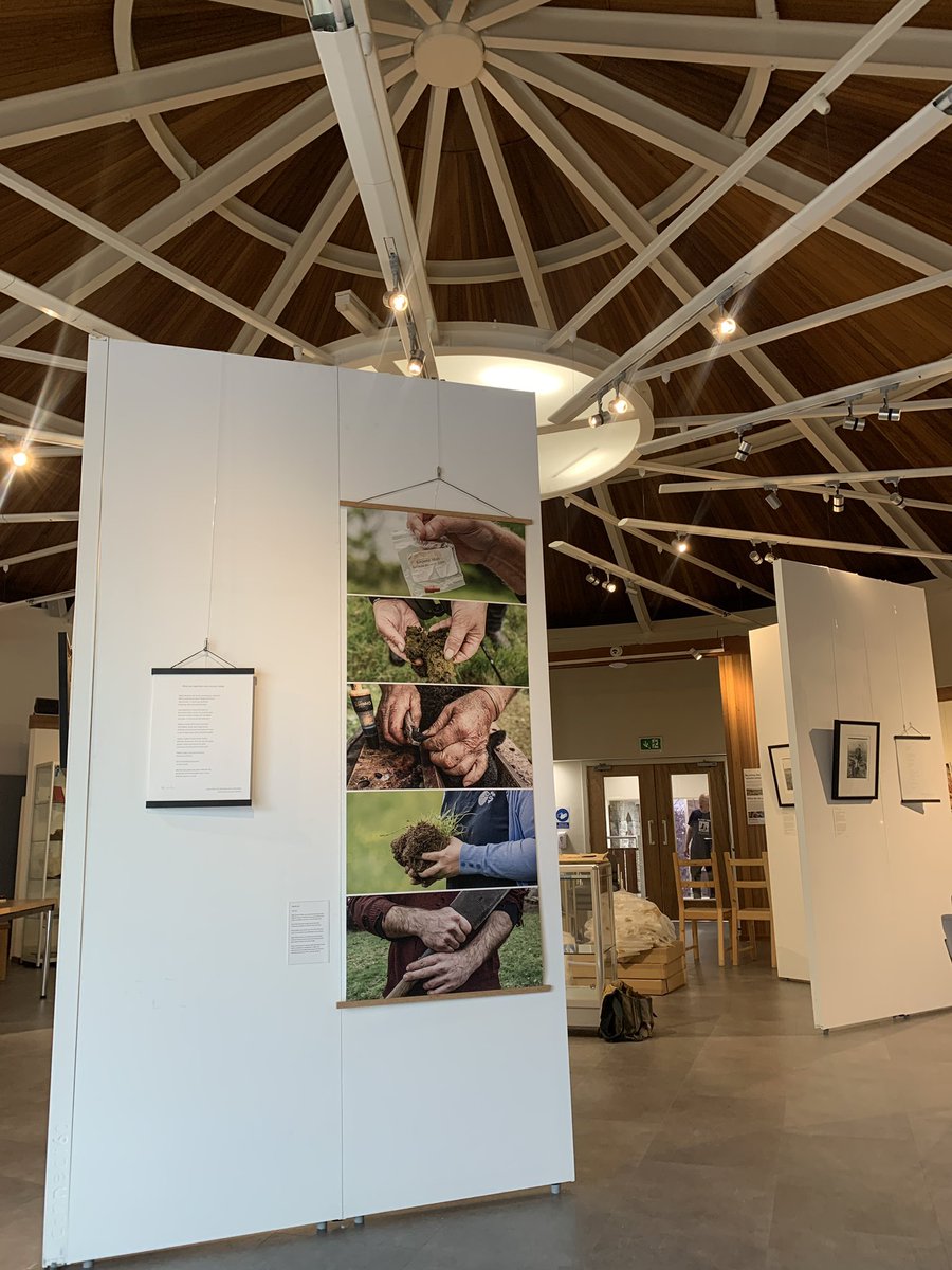 Measuring, smiling, straightening … getting ready @DalesMuseum. ‘Labour of Love’ exhibition opens April 19: England’s upland commons in the spotlight. @4CommonLand @yorkshire_dales @HeritageFundUK @EsmeeFairbairn Huge thanks to all the commoners & others who are featured here.