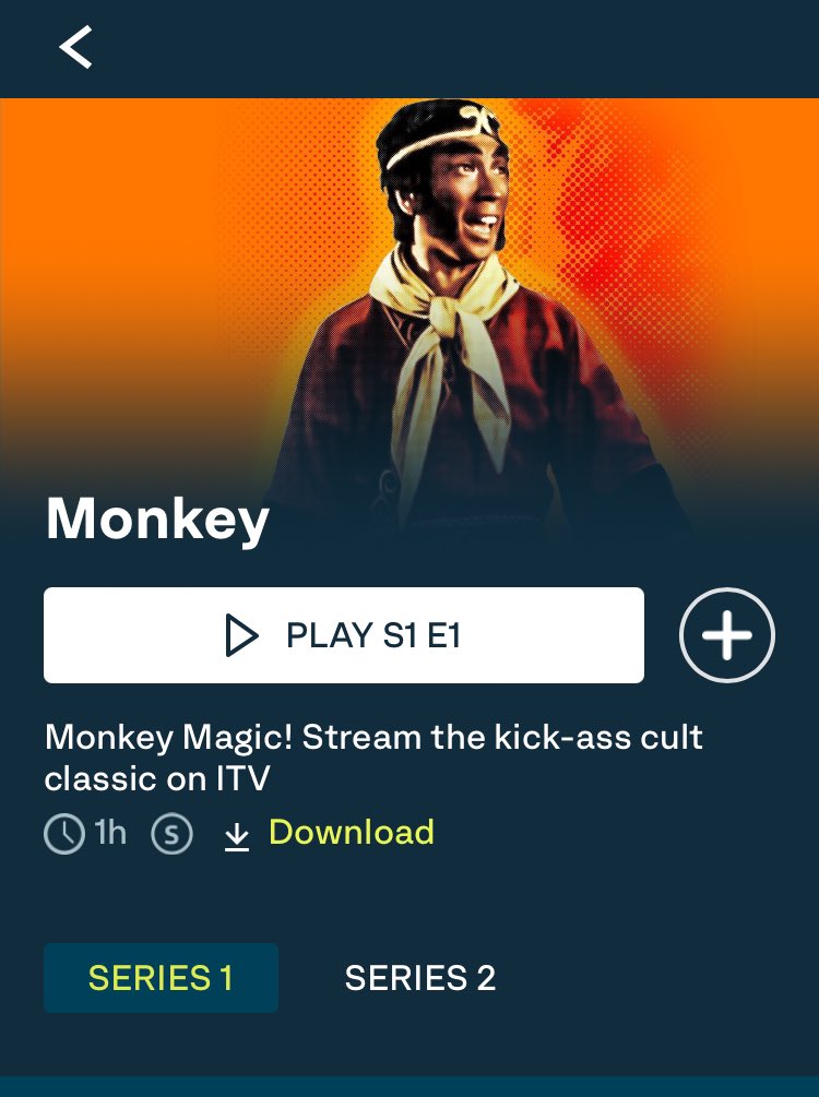 michaellegge's tweet image. SHITTING HELL!!! Monkey is on ITVX.