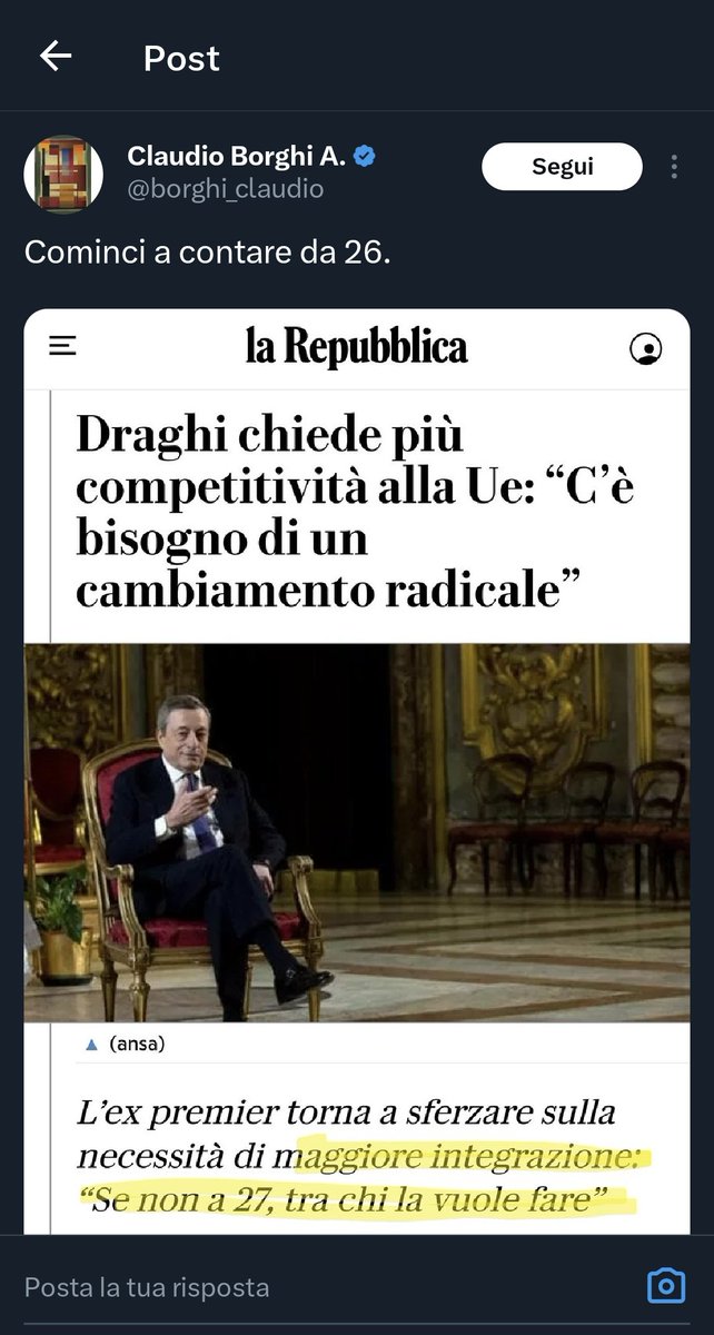 _a1_s2_d3_'s tweet photo. #fermitutti
#orban appoggia la candidatura di #draghi
#lega plaude alle elezioni di Orban
#borghi non vuole Draghi
Tilt https://t.co/VdzdTZeEQe