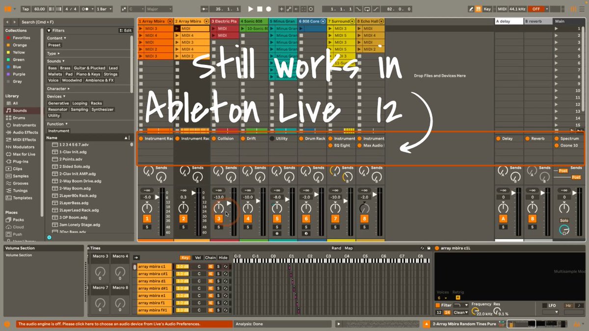 If you want to keep using the device slots in #Ableton Live 12, watch this tutorial. I also cover which other of the Options.txt commands still work (also in Live 11), and four new ones for Live 12 specifically. Plus download of the file with all commands. sonicbloom.net/show-device-sl…