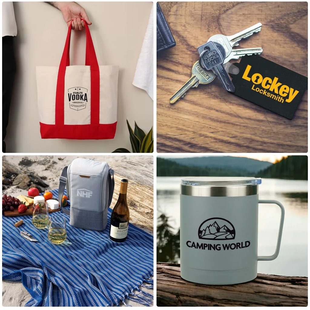 Promotional merchandise is one of the most effective and cost-efficient ways to promote your business. #totes #promotionalitems #clientgifts #tumblers