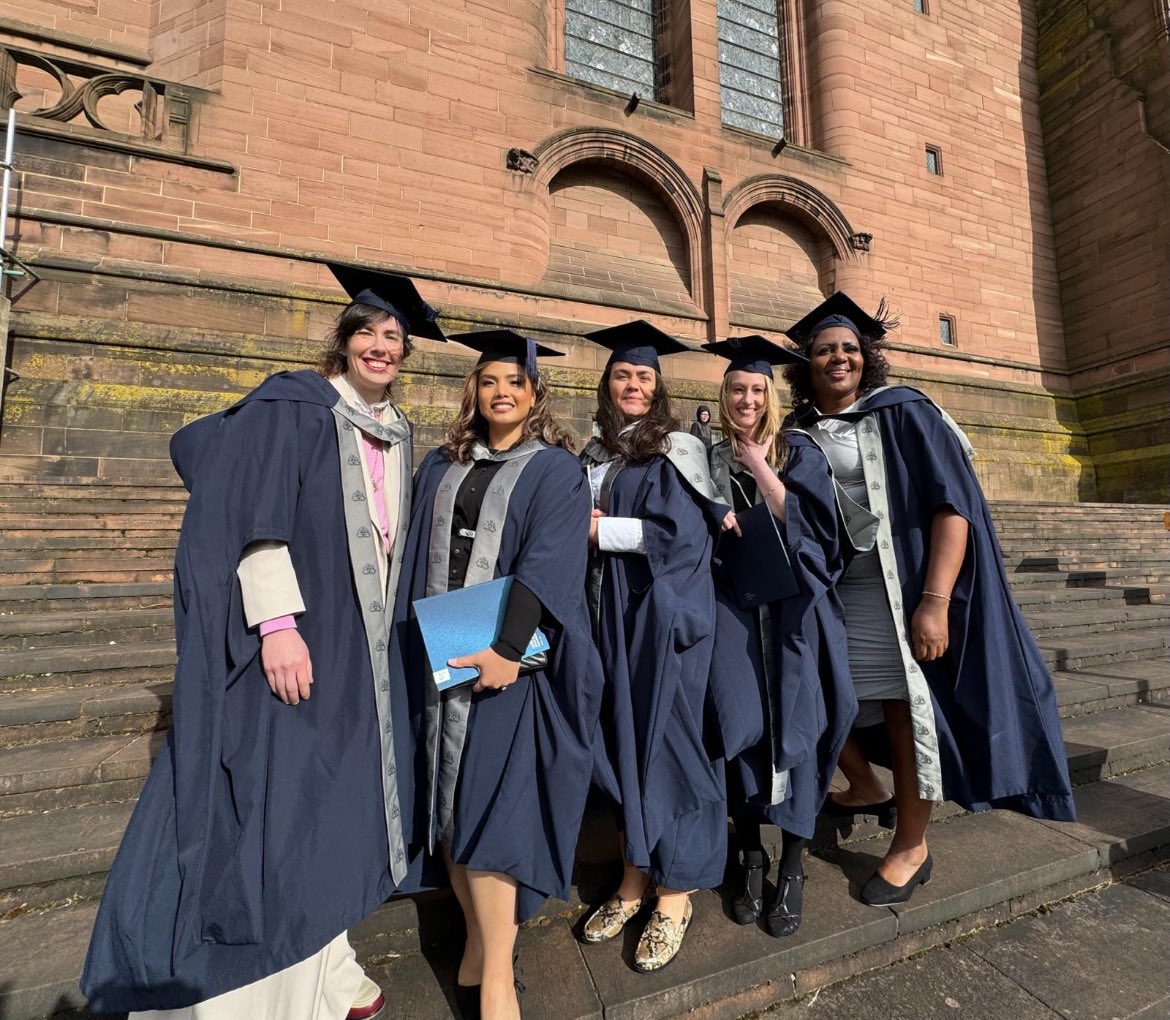 jomarinas's tweet photo. Congratulations to 6 of our Chief Nurse Scholars at LUHFT who have completed their MA Nursing this week. (L-R) Beth Hamer, Marianne Valdez, Kate Donovan, Michelle Jones, Gladys Mazamba and (separate photo) Rachael Price-Eland @davidfmelia @LivHospitals https://t.co/gAgPnhICXZ